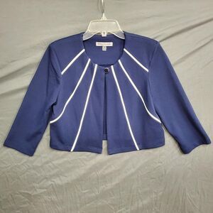 Danny and Nicole Women's Blue and Navy Tailored-jackets